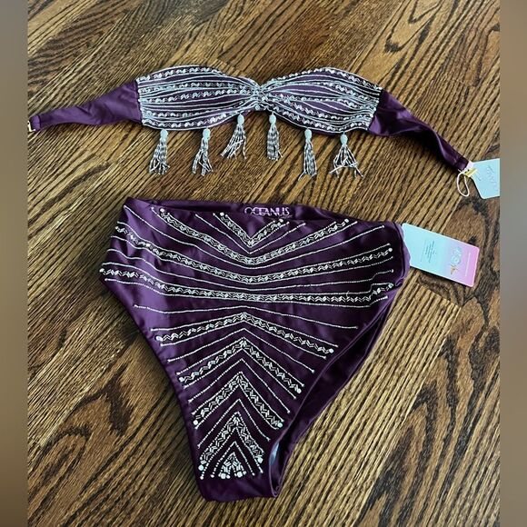 FP X Oceanus • Lara Crystal
Plum Bathing Suit Top only - Picture 9 of 9